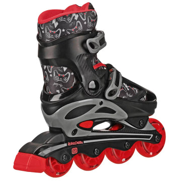 Boys and Girls Trendy 2 in 1 Adjustable Roller Skate and Roller Blade Hybrid.